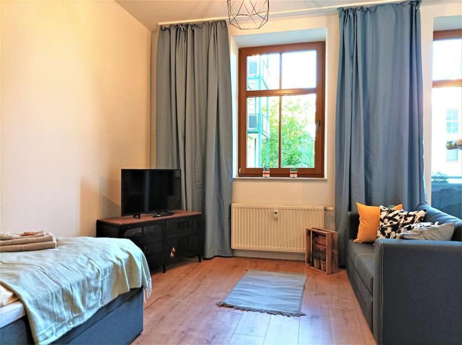 Modernes Apartment Mit Balkon Magdeburg Exterior photo